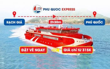Tàu Phú Quốc Express: Rạch Giá - Phú Quốc