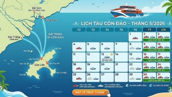 Lịch tàu Côn Đảo 5/2026 từ Vũng Tàu, Trần Đề, Sài Gòn & so sánh